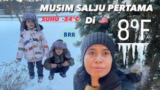 MUSIM SALJU DI JANUARI #amerika#wisconsin