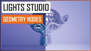 Procedural Lights Studio in Geometry nodes - Blender tutorial ENG