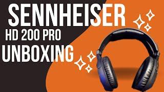 SENNHEISER HD 200  PROStudio HeadphonesUNBOXING