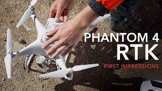 DJI Phantom 4 RTK    Unboxing & First Impressions