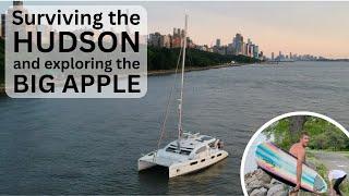 Surviving the Hudson River and Exploring NEW YORK CITY  Sailing with Six  S2 E36