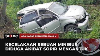 Minibus Pemudik Alami Kecelakaan Tunggal di Tol Semarang-Solo  AKIM tvOne