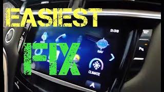 EASIEST WAY TO DO A HARD RESET- CADILLAC CUE SYSTEM- FIX FROZEN NO POWER GLITCHES ON LCD FAST
