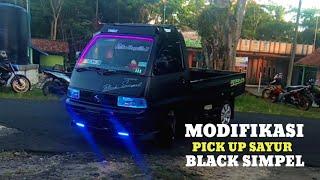 MODIFIKASI MOBIL PICK UP CARRY BLACK SIMPEL BIKIN NGILER