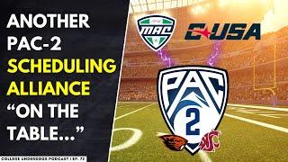 PAC 2 Alliance With CUSA & MAC? Race To NY6 Scenarios BLEAV Network  College Underdogs  Ep. 72