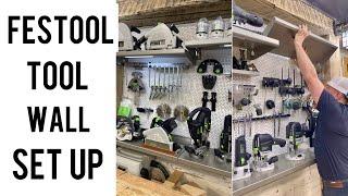 Festool tool wall setup up