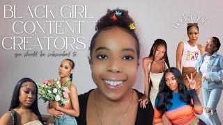 13 BLACK GIRL YOUTUBERS YOU SHOULD BE WATCHING *under 10k*