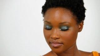 How to Apply Silver Makeup  Black Women Makeup