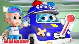 Lets Repair Police Car  Fire Truck Ambulance  Funny Kids Songs  Bibiberry Nursery Rhymes