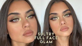 SULTRY FULL FACE OF GLAM MAKEUP LOOK