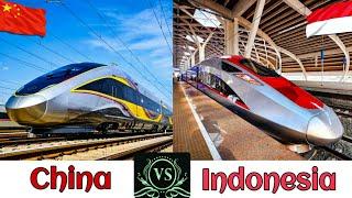 INDONESIAN RAILWAYS Vs CHINESE RAILWAYS Comparison in 2024  Indonesia Vs China