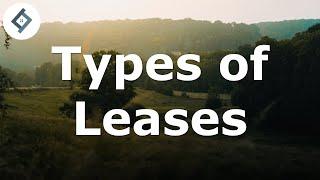 Types of Leases  Land Law