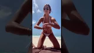 white girl twerking twerk hot booty dance bikini teen