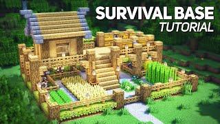 Minecraft Survival Base Tutorial how to build