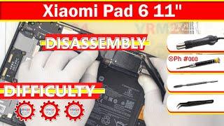 Xiaomi Pad 6 11 23043RP34G Take apart Disassembly in detail