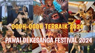 12 NOMINASI OGOH-OGOH TERBAIK DENPASAR 2024 BERKUMPUL SIAP PAWAI DI KESANGA FESTIVAL 2024