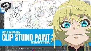 The Complete Beginners Tutorial to Digital Animation in Clip Studio Paint Animating a Head Turn