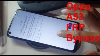 OPPO A53 FRP BYPASS Account Google UPDATE