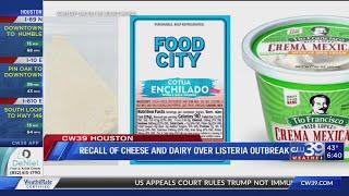 National recall after listeria concerns liked to Mexican cheese - Medical Minute Idolina Walker