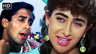 Kisi Haseen Yaar Ki Talash Hai  Salman Khan  Karishma Kapoor  Nishchaiy 1992  Amit Kumar Hits