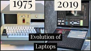 Evolution of Laptops 1975 - 2019