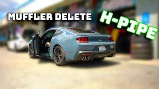 **Brand NEW** 2024 Mustang GT Muffler Delete + H-Pipe