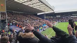 WBA VS WOLVES FANS SING LIQUIDATOR