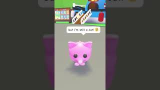 PINK CAT CAN’T FIND AN OWNER AND THIS HAPPENS…  #shorts