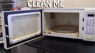 HOW TO CLEAN A MICROWAVE OVENPLUS SEE MY BUTT CRACK