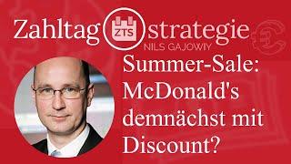 Summer-Sale McDonalds demnächst mit Discount?