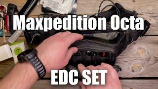 Тактическая бананка EDC набор в поясной сумке Maxpedition Octa