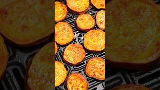 Air Fryer Roasted Sweet Potato Slices Recipe #airfryer #airfryerrecipes #easyrecipe #foodshorts