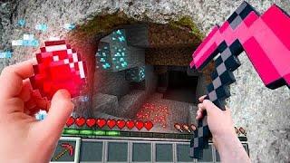 Minecraft in Real Life Ngoài Đời thực sinh tồn trong hoang dã chiến đấu zombe