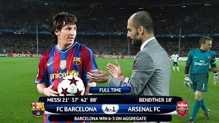 Pep Guardiola will never forget Lionel Messis performance in this match
