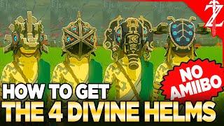 Get All 4 Divine Helms *NO AMIIBO* LocationUpgrades - Tears of the Kingdom