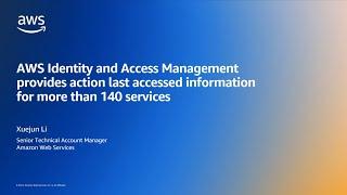 Using AWS IAM action last accessed information  Amazon Web Services