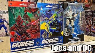 More Joes and DC Collectables  Walmart and Target Toy Hunt