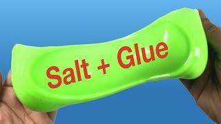 How To Make Slime With Glue Water And Salt Only Slime Without Activator or borax #2