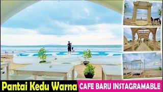 PANTAI KEDU WARNA KALIANDA LAMPUNG 2024 UPDATE TERBARU  ADA CAFE BARU INSTAGRAMABLE 