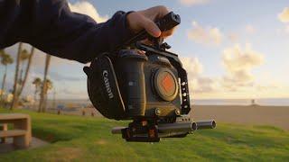 Canon C70  Bright Tangerine Cage Review