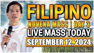 NOVENA LIVE MASS TODAY OF OUR LADY OF LA SALETTE  𝐃𝐀𝐘 𝟑  SEPTEMBER 12 2024  FR. FIDEL ROURA