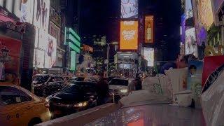 Real 4K HDR 60fps NYC and Times Square at Night in HDR