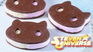 COOKIE CAT ICE CREAM SANDWICHES - STEVEN UNIVERSE - NERDY NUMMIES