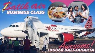 BATIK AIR Business Class ID6060 Bali to Jakarta Flight VLOG