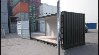 20ft Side Opening Shipping Container Door Operation