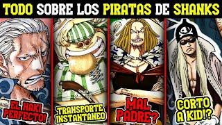 La TRIPULACIÓN COMPLETA de SHANKS  TODOS sus MISTERIOS y SECRETOS  PIRATAS de SHANKS 2023