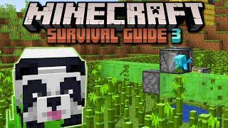 Pandas Scaffolding & Automatic Bamboo ▫ Minecraft Survival Guide S3 ▫ Tutorial Lets Play Ep.90