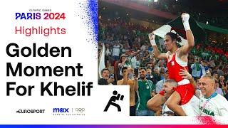 Algerias Imane Khelif wins Olympic boxing gold in Paris   #Paris2024 #Olympics