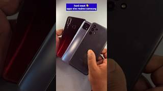 How to hard reset vivo oppo realme samsung by factory reset #shorts