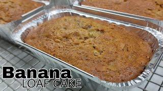 soft and moist BANANA LOAF CAKE  ️️️